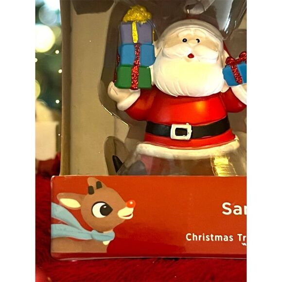 Hallmark Santa Claus Rudolph Red Nosed Reindeer Christmas Ornament Holiday Decor - Picture 4 of 6